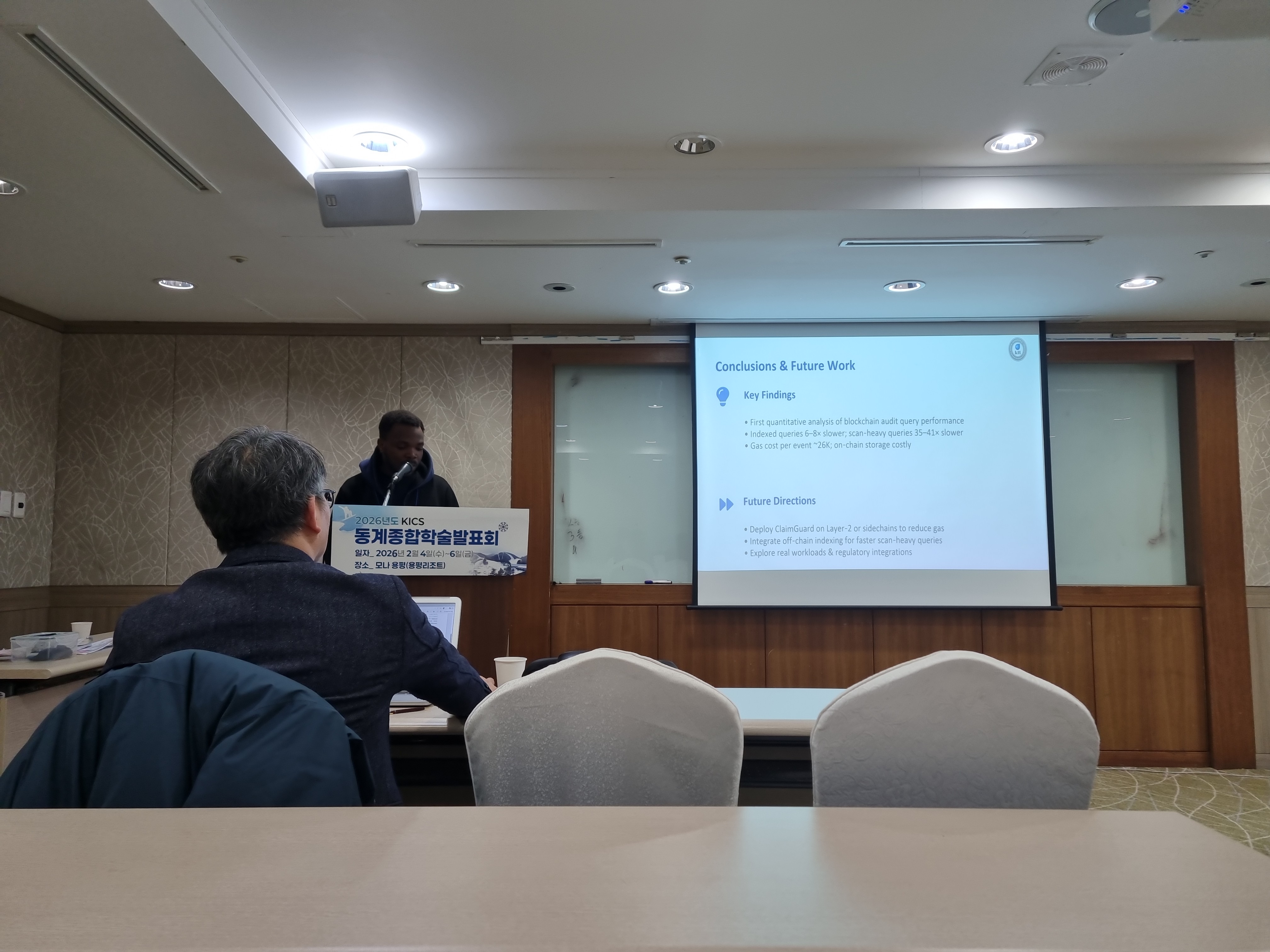 Anthony Uchenna Eneh speaking at KICS Winter 2026